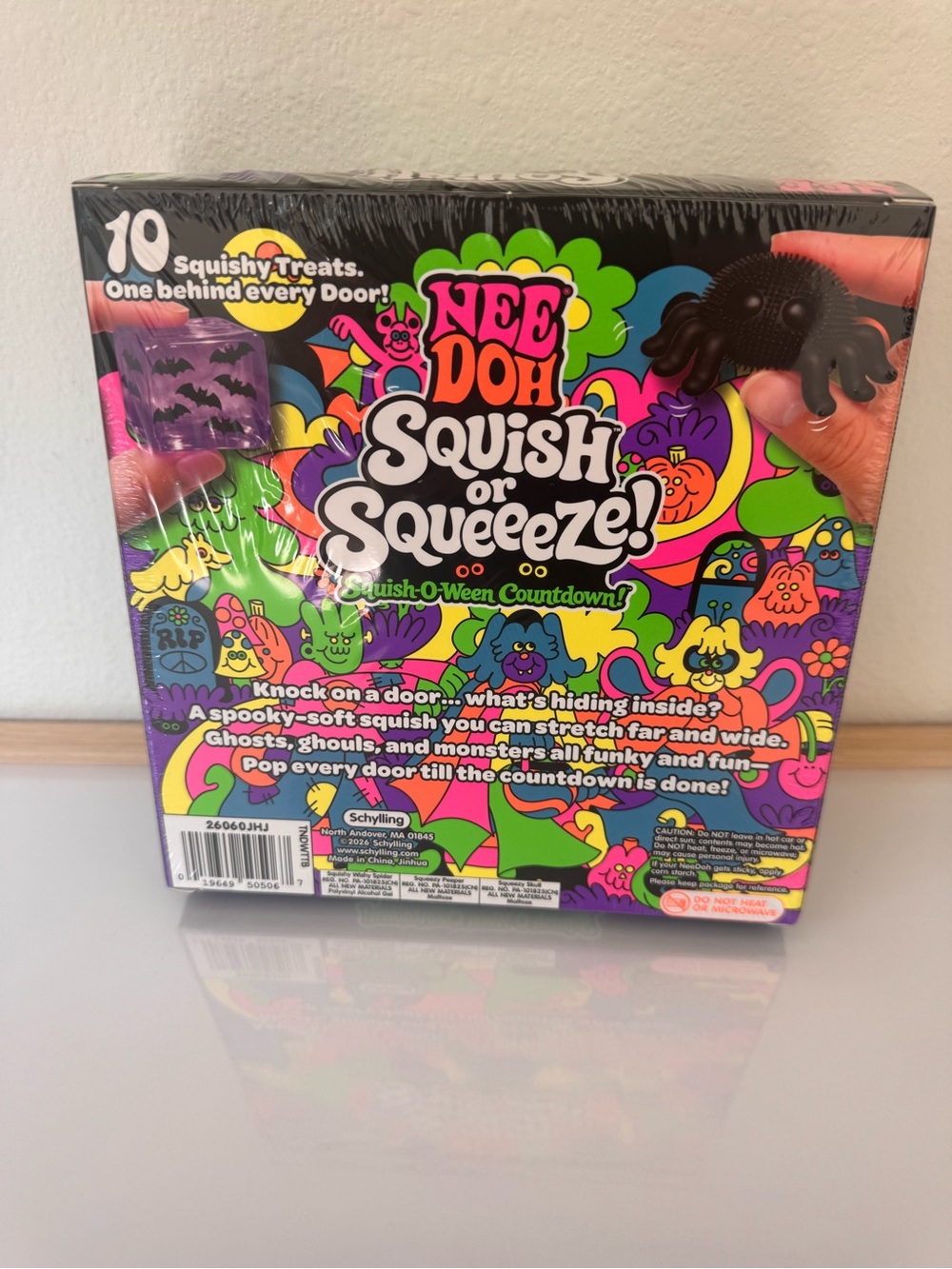Needoh Squish or Squeeze! Halloween Squishy Treats - Multicolor